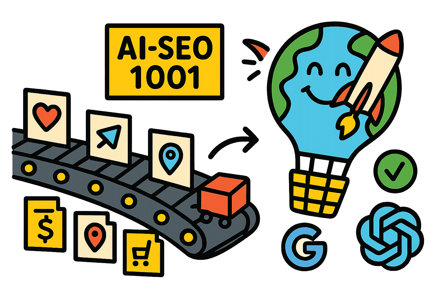 AI-SEO factory — pages generation and organic traffic
